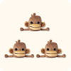 Unkey The Onkey Plush 3PCS
