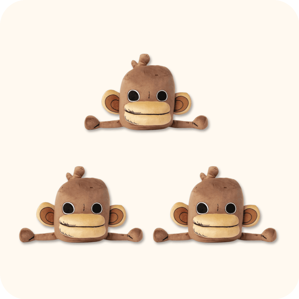 Unkey The Onkey Plush 3PCS Unkey The Onkey Plush 3PCS