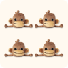 Unkey The Onkey Plush 4PCS