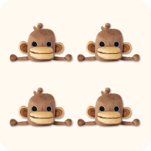Unkey The Onkey Plush 4PCS